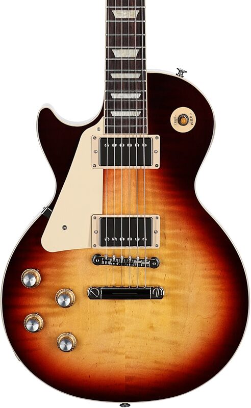 Gibson Les Paul Standard '60s Electric Guitar, Left-Handed (with Case), Bourbon Burst, Serial Number 211950305, Body Straight Front
