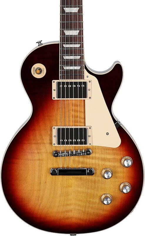 Gibson Exclusive '60s Les Paul Standard AAA Flame Top Electric Guitar (with Case), Bourbon Burst, Serial Number 234840173, Body Straight Front