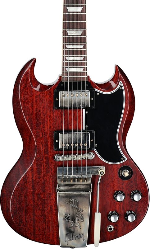 Gibson Custom Shop 1964 SG Standard Maestro Vibrola VOS, (with case), Cherry, Serial Number 502314, Body Straight Front