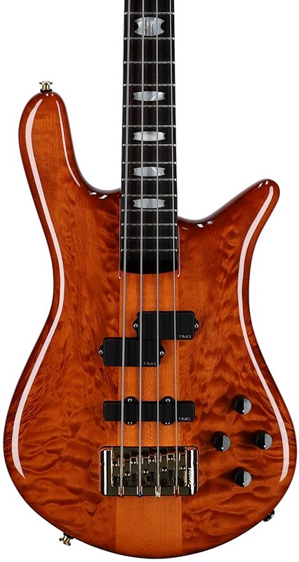 Spector Euro 4 Doug Wimbish Signature Model Electric Bass, Amber Gloss, Serial Number 21NB22880, Body Straight Front