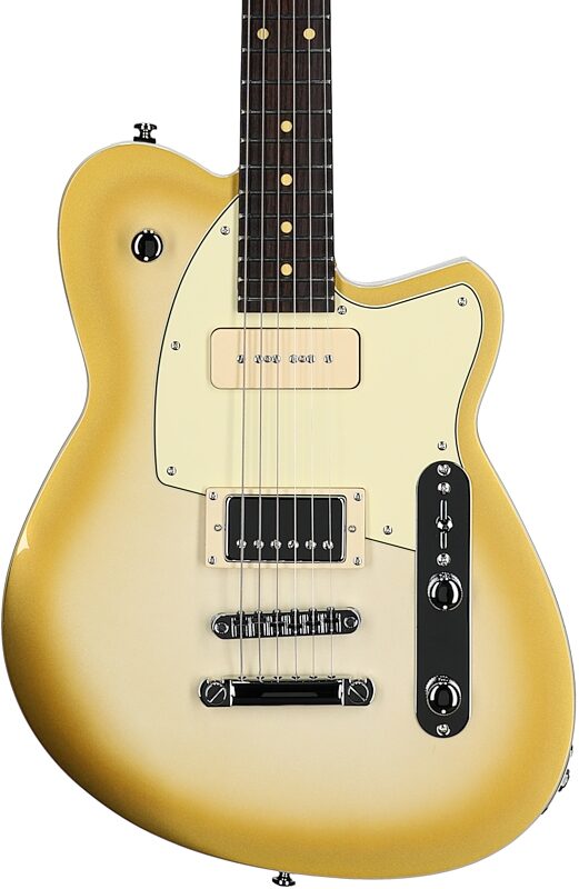 Reverend Double Agent OG Electric Guitar, Venetian Pearl, Rosewood Fretboard, Body Straight Front