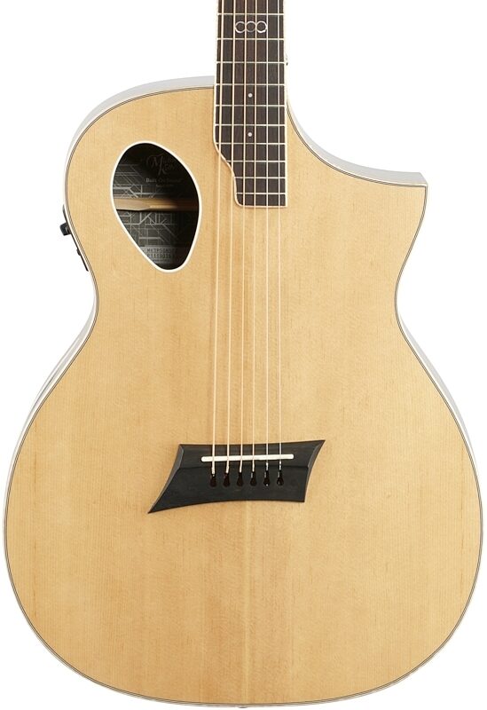 Michael Kelly Triad Port Acoustic-Electric Guitar, Natural, Blemished, Body Straight Front