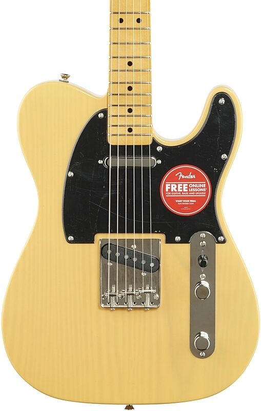 Squier Classic Vibe '50s Telecaster Electric Guitar, Butterscotch Blonde, Body Straight Front