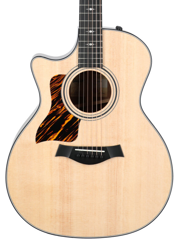 Taylor 314ce Grand Auditorium Acoustic-Electric Guitar, Left-Handed (with Case), Natural, Body Straight Front