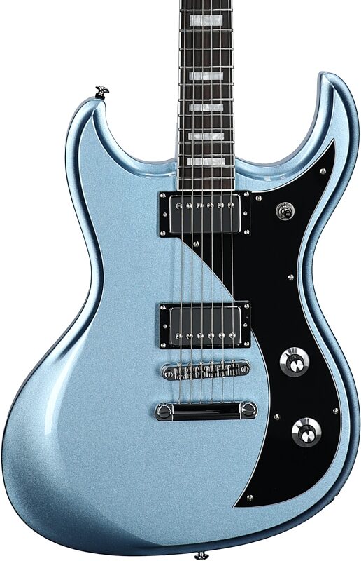 Dunable Gnarwhal DE Electric Guitar (with Gig Bag), Pelham Blue, Blemished, Body Straight Front