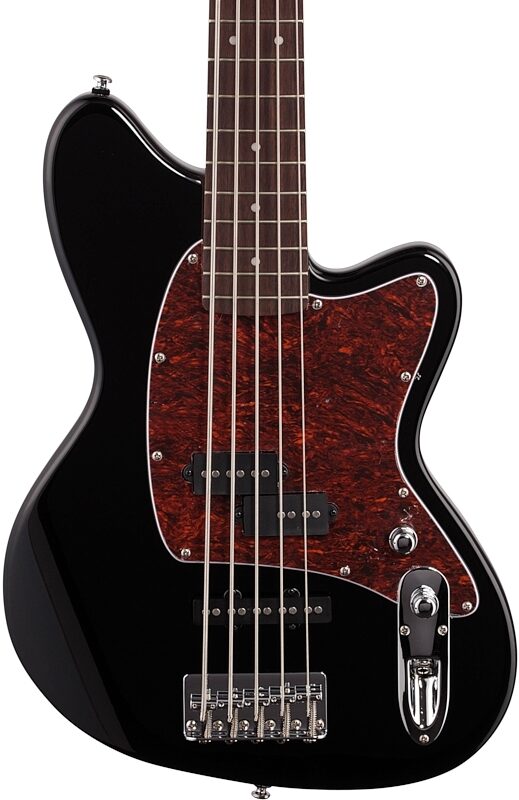 Ibanez TMB105 Talman Electric Bass, 5-String, Black, Body Straight Front
