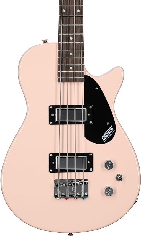 Gretsch G2220 Electromatic Junior Jet II Electric Bass, Shell Pink, Body Straight Front