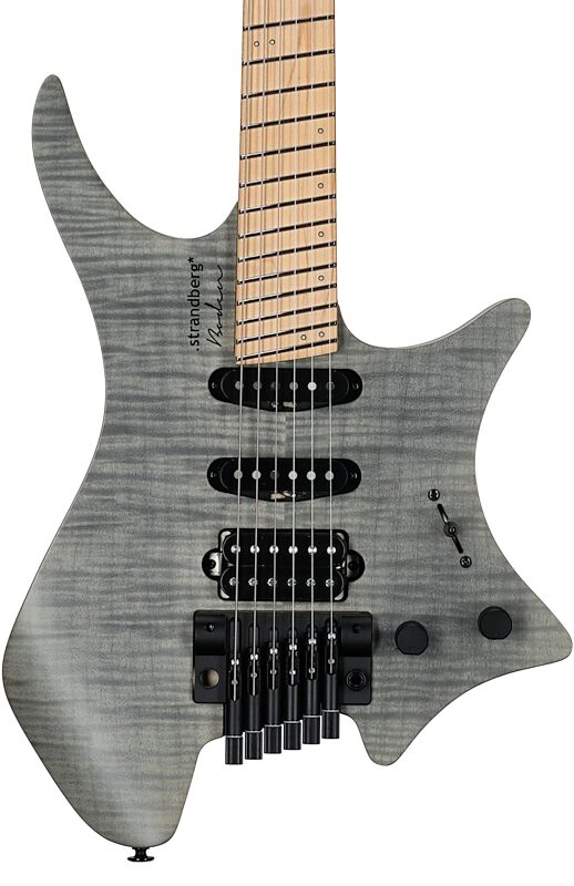 Strandberg Boden Standard NX 6 Tremolo Electric Guitar (with Gig Bag), Charcoal, Body Straight Front