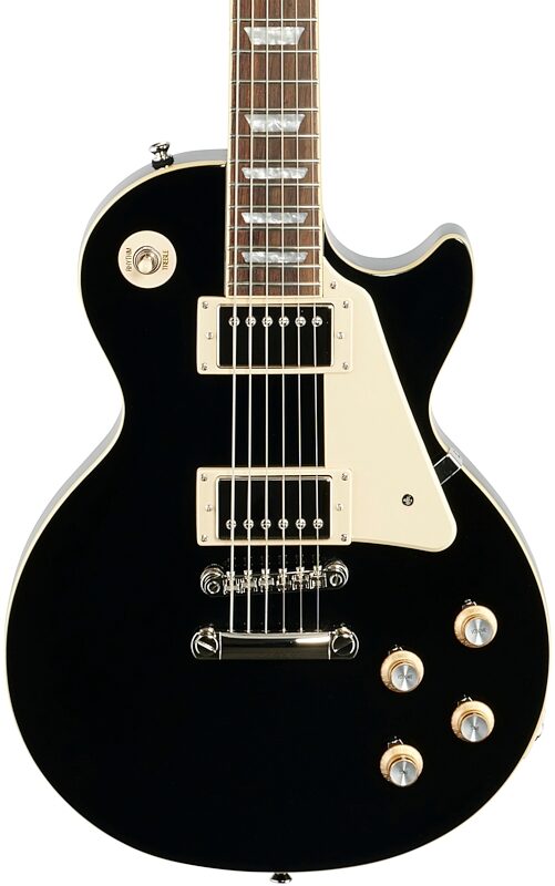 Epiphone Les Paul Standard '60s Electric Guitar, Ebony, Body Straight Front