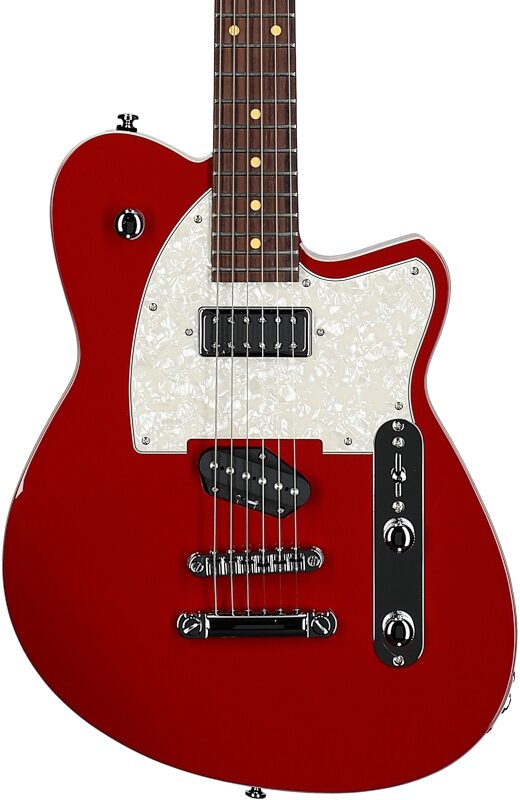 Reverend Buckshot Electric Guitar, Party Red, Body Straight Front