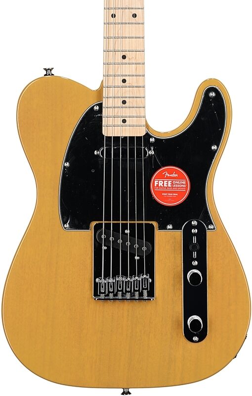 Squier Affinity Telecaster Electric Guitar, Maple Fingerboard, Butterscotch Blonde, USED, Blemished, Body Straight Front