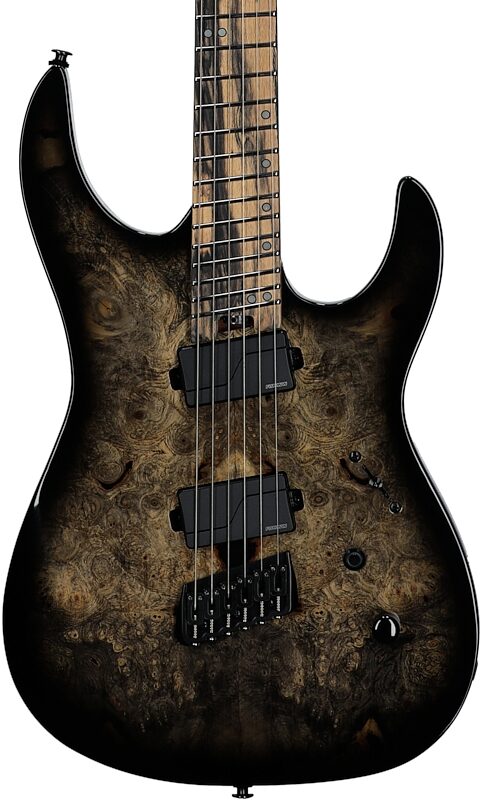 Legator Ninja 6 OD Multi-Scale Electric Guitar, Jupiter Burst, Body Straight Front