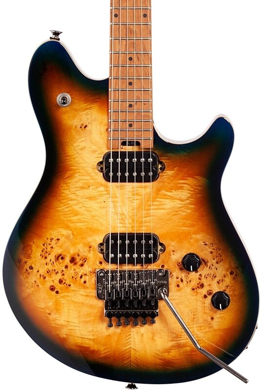 EVH Eddie Van Halen WG Wolfgang Standard Exotic Electric Guitar, with Maple Fingerboard, Midnight Sunset, USED, Blemished, Body Straight Front