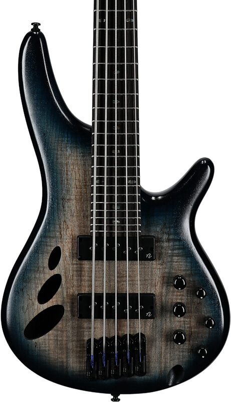 Ibanez SRD905 Electric Bass, 5-String, Cosmic Blue Starburst Low Gloss, Body Straight Front