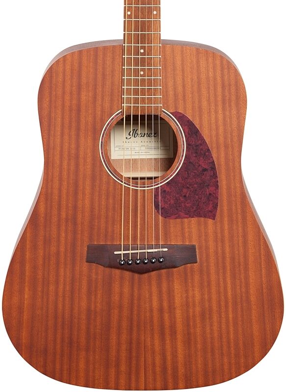 Ibanez PF12MH Performer Acoustic Guitar, Open Pore Natural, Body Straight Front
