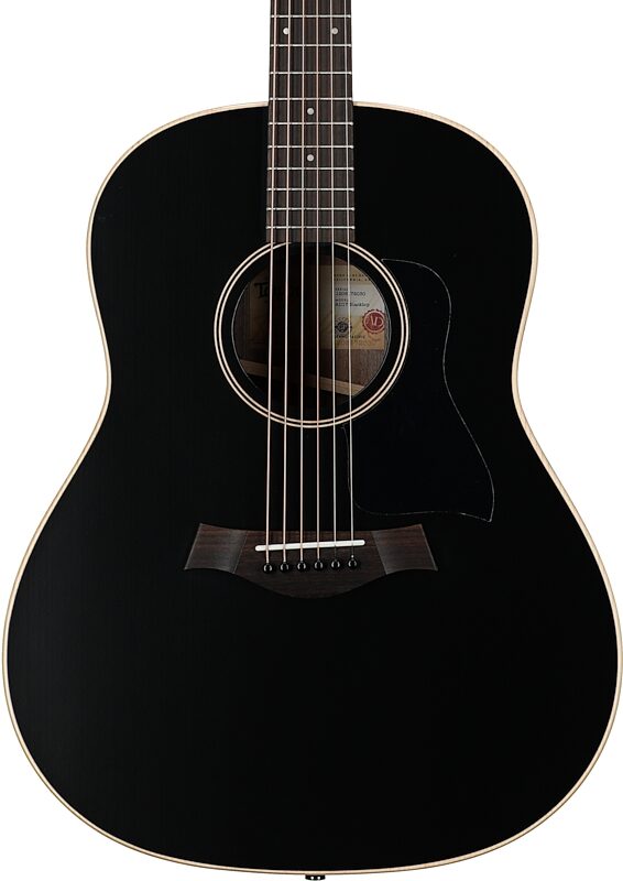 Taylor AD17 American Dream Blacktop Acoustic Guitar (with Aerocase), Blacktop, Body Straight Front