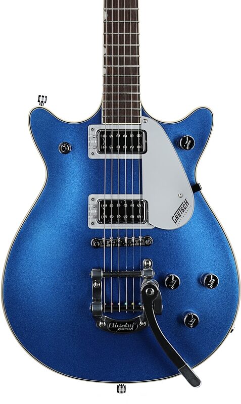 Gretsch G5232T Electromatic Double Jet Electric Guitar, Laurel Fingerboard, Fairlane Blue, Body Straight Front