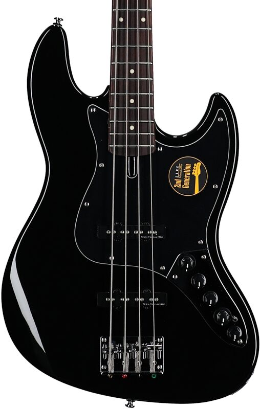 Sire Marcus Miller V3 Electric Bass, Black, Body Straight Front