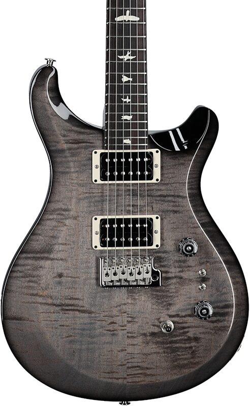PRS Paul Reed Smith S2 Custom 24-08 Electric Guitar (with Gig Bag), Elephant Gray, Body Straight Front