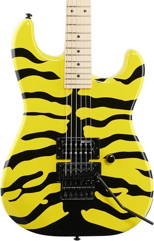 ESP LTD GL200 George Lynch Signature Series Electric Guitar, Yellow Tiger, Body Straight Front