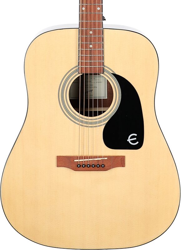 Epiphone Songmaker FT-100 Acoustic Guitar Player Pack, Natural, Body Straight Front