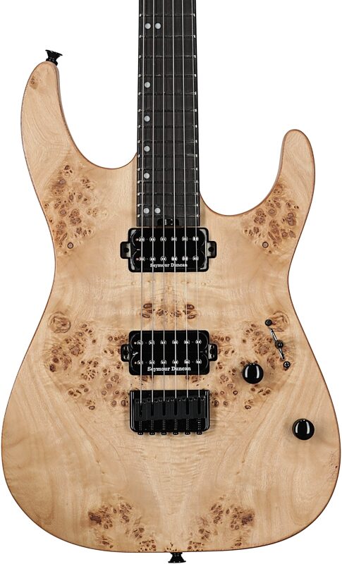 Charvel Pro-Mod DK24 HH HT E Electric Guitar with Ebony Fingerboard, Desert Sand, Body Straight Front