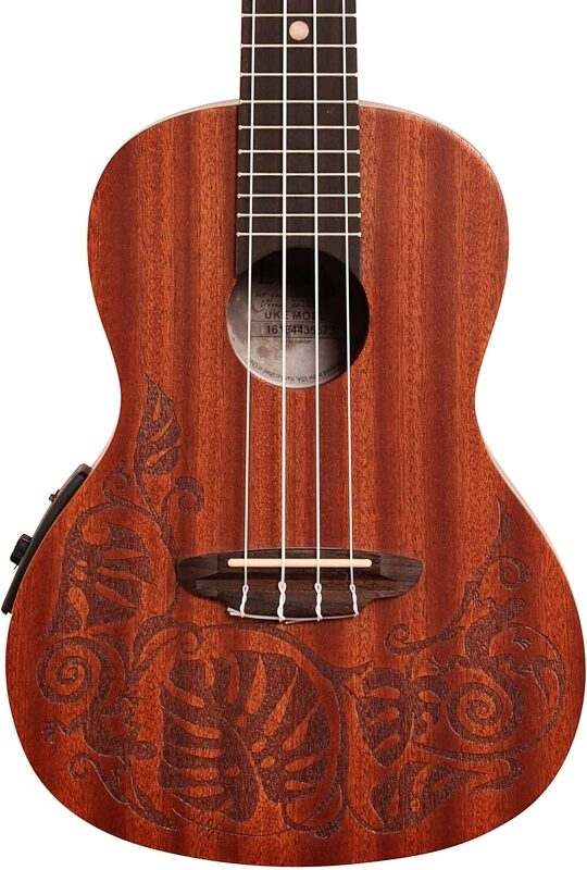 Luna Lizard Acoustic-Electric Concert Ukulele, New, Body Straight Front