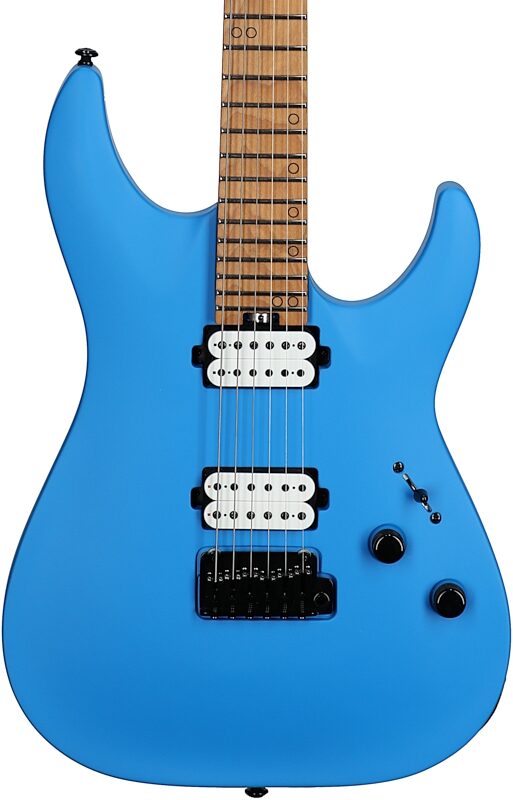 Schecter Aaron Marshall AM-6 Tremolo Electric Guitar, Royal Sapphire, Body Straight Front