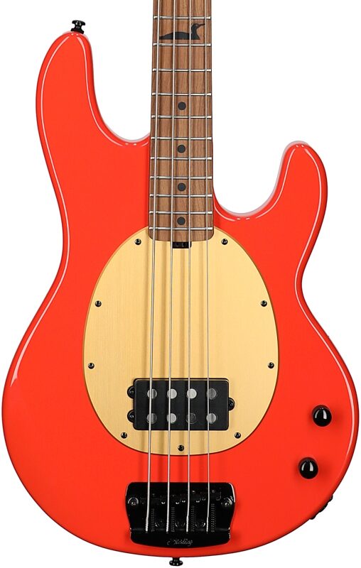 Sterling by Music Man Pete Wentz Signature StingRay Electric Bass, Fiesta Red, Body Straight Front