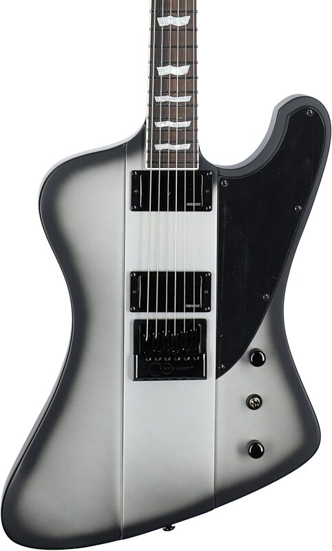 ESP LTD Phoenix-1000 EverTune Electric Guitar, Silver Sunburst Satin, Blemished, Body Straight Front