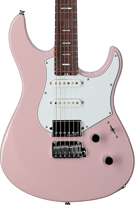 Yamaha Pacifica Standard Plus PACS+12 Electric Guitar, Rosewood Fingerboard (with Gig Bag), Ash Pink, Body Straight Front