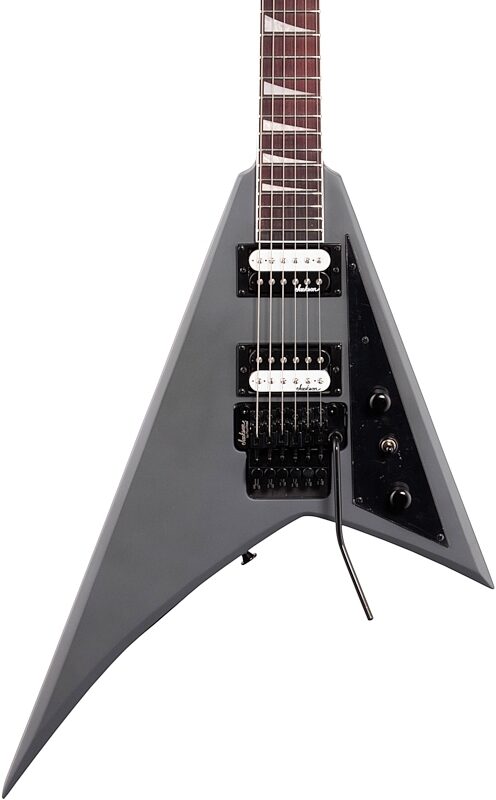 Jackson JS Series Rhoads JS32 Electric Guitar, Amaranth Fingerboard, Satin Gray, USED, Warehouse Resealed, Body Straight Front