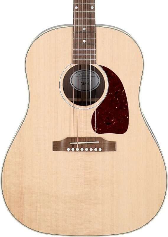 Gibson J-45 Studio Walnut Acoustic-Electric Guitar (with Case), Satin Natural, Body Straight Front