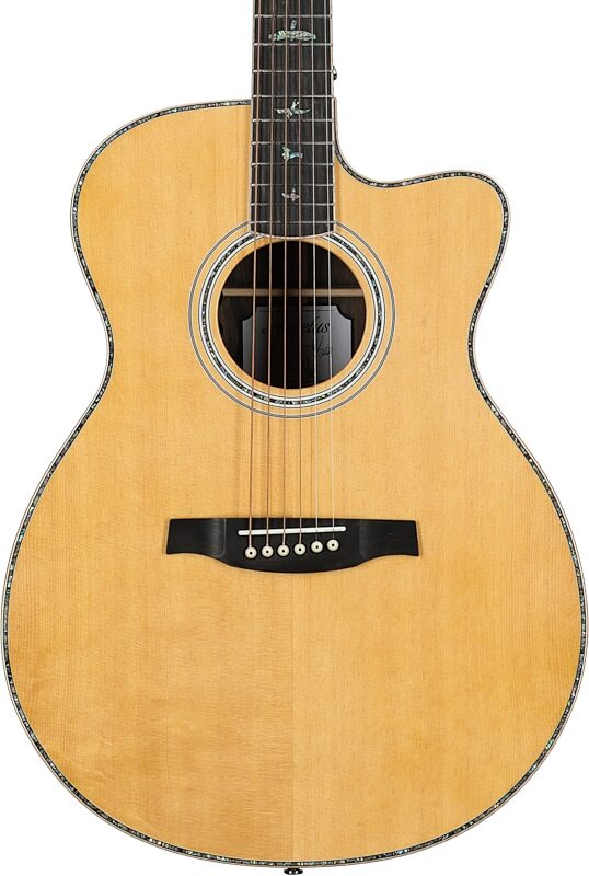 PRS Paul Reed Smith SE A60E Angeles Acoustic-Electric Guitar (with Case), Natural, Blemished, Body Straight Front