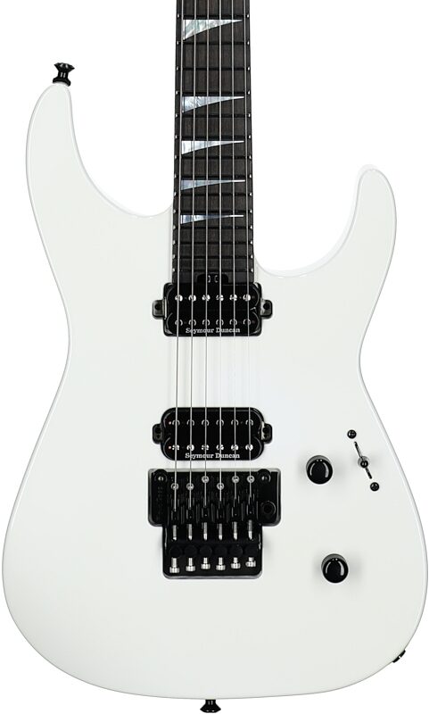 Jackson American Soloist SL2 DX Electric Guitar (with Case), Snow White, Body Straight Front