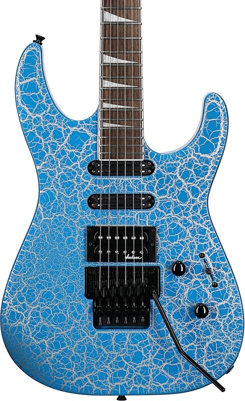 Jackson X Series Soloist SL3X DX Crackle Electric Guitar, Frost Byte, Body Straight Front