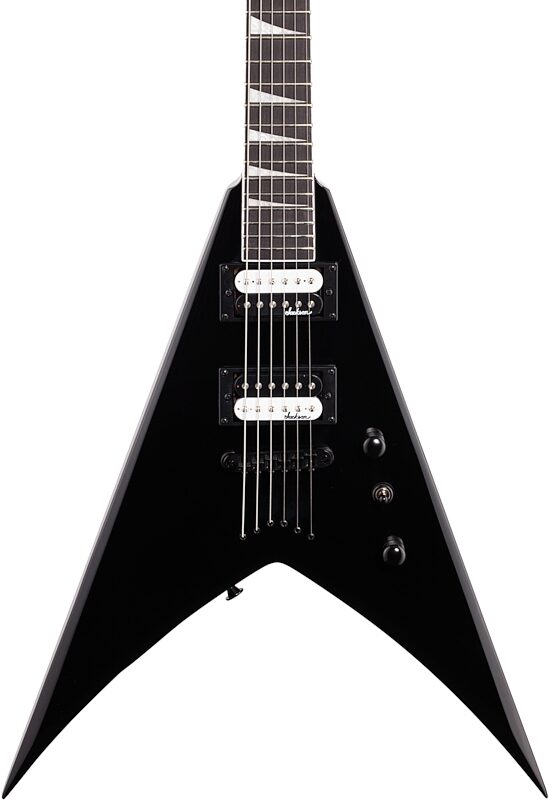 Jackson JS Series King V JS32T Electric Guitar, Amaranth Fingerboard, Gloss Black, Body Straight Front