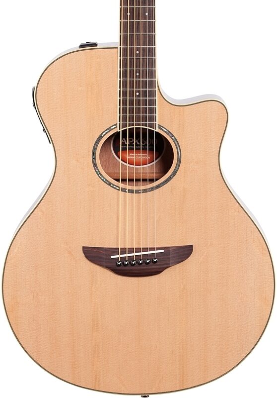 Yamaha APX-600 Acoustic-Electric Guitar, Natural, Body Straight Front