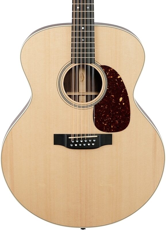 Martin Grand J-16E Jumbo 12 String Acoustic-Electric Guitar (with Gig Bag), New, Body Straight Front