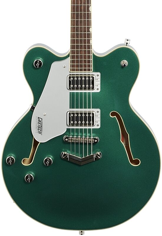 Gretsch G5622LH Electromatic CB DC Electric Guitar, Left-Handed, Georgia Green, USED, Scratch and Dent, Body Straight Front