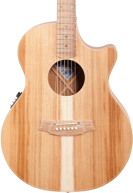 Cole Clark AN 2EC Australian Blackwood Acoustic-Electric Guitar (with Case), New, Body Straight Front