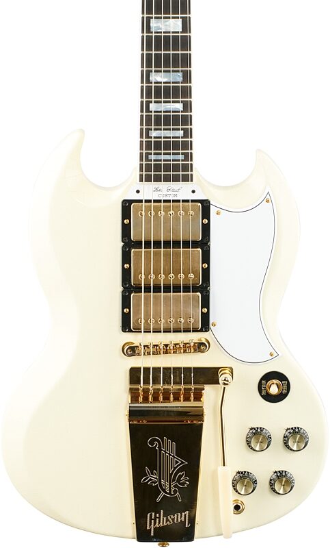 Gibson Custom 1963 Les Paul Custom Murphy Lab Ultra Light Aged Electric Guitar (with Case), New, Body Straight Front