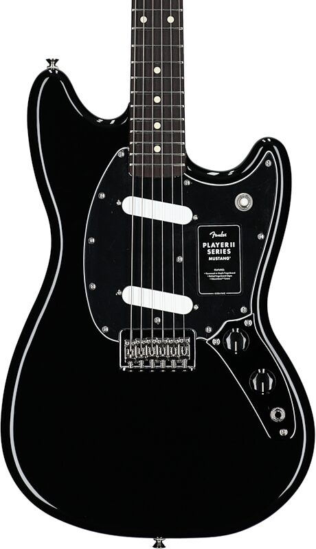 Fender Player II Mustang Electric Guitar, with Rosewood Fingerboard, Black, USED, Blemished, Body Straight Front