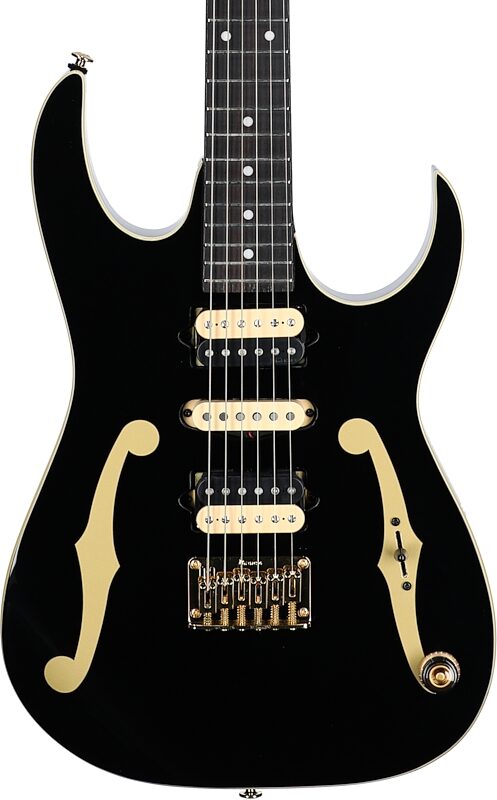 Ibanez PGM50 Paul Gilbert Premium Electric Guitar (with Gig Bag), Black, Body Straight Front