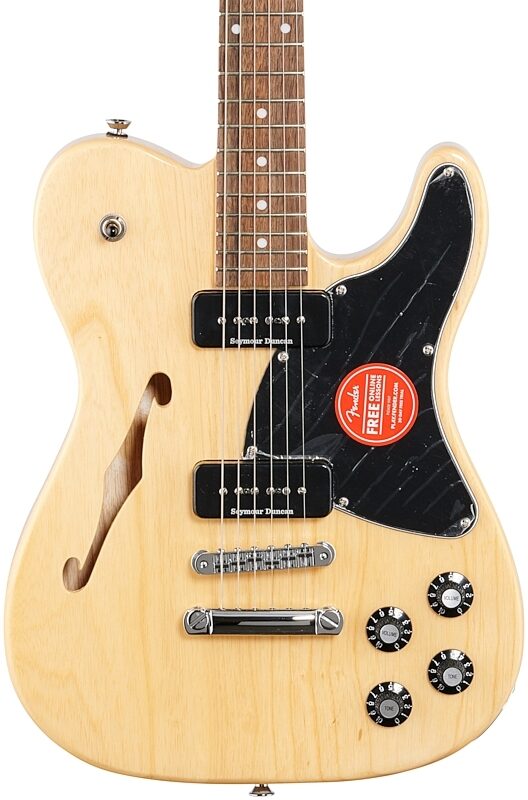 Fender Jim Adkins JA90 Telecaster Thinline Electric Guitar, with Laurel Fingerboard, Natural, USED, Blemished, Body Straight Front