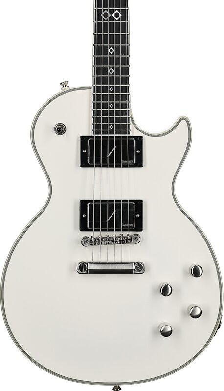 Epiphone Jerry Cantrell Les Paul Custom Prophecy Electric Guitar (with Case), Bone White, Body Straight Front