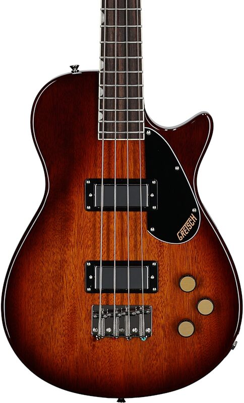 Gretsch Streamliner Jet Club Electric Bass, Havana Burst, Body Straight Front
