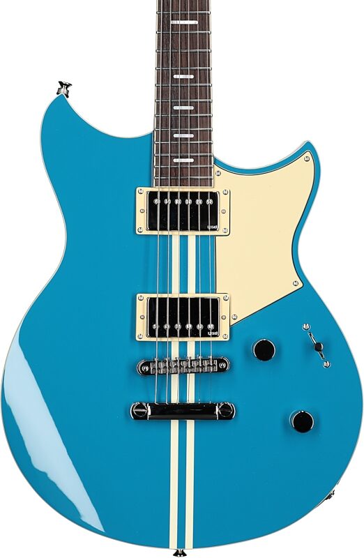 Yamaha Revstar Standard RSS20 Electric Guitar (with Gig Bag), Swift Blue, Body Straight Front