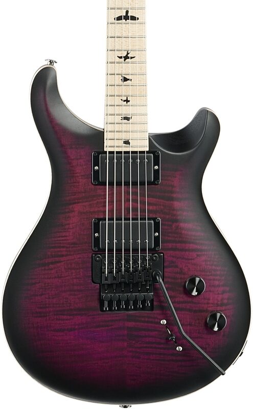 PRS Paul Reed Smith Dustie Waring CE24 Electric Guitar, with Floyd Rose (with Gig Bag), Waring Burst, Blemished, Body Straight Front