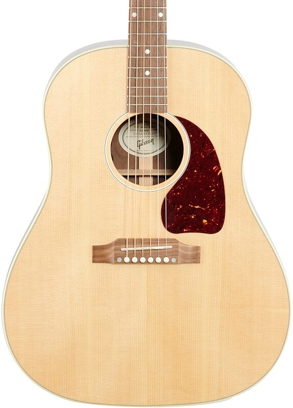 Gibson J-45 Studio Walnut Acoustic-Electric Guitar (with Case), Antique Natural, Body Straight Front